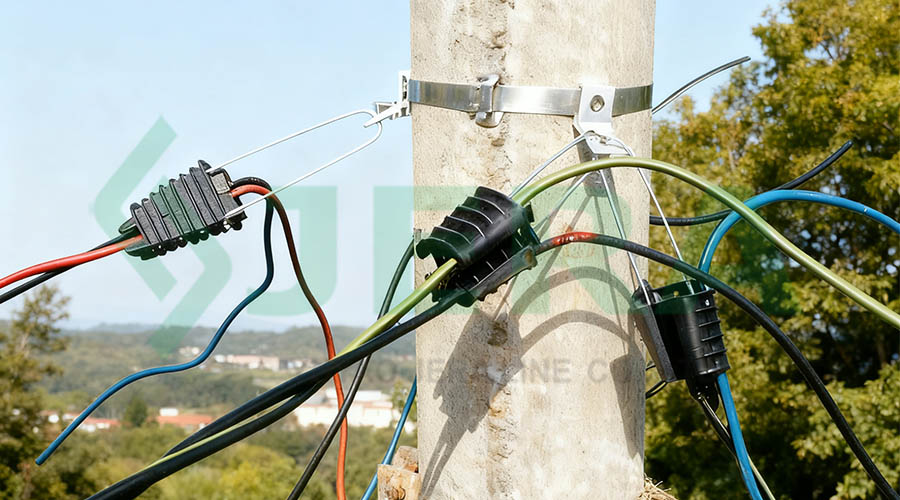 Pinza de amarre específica para acometidas PA-25