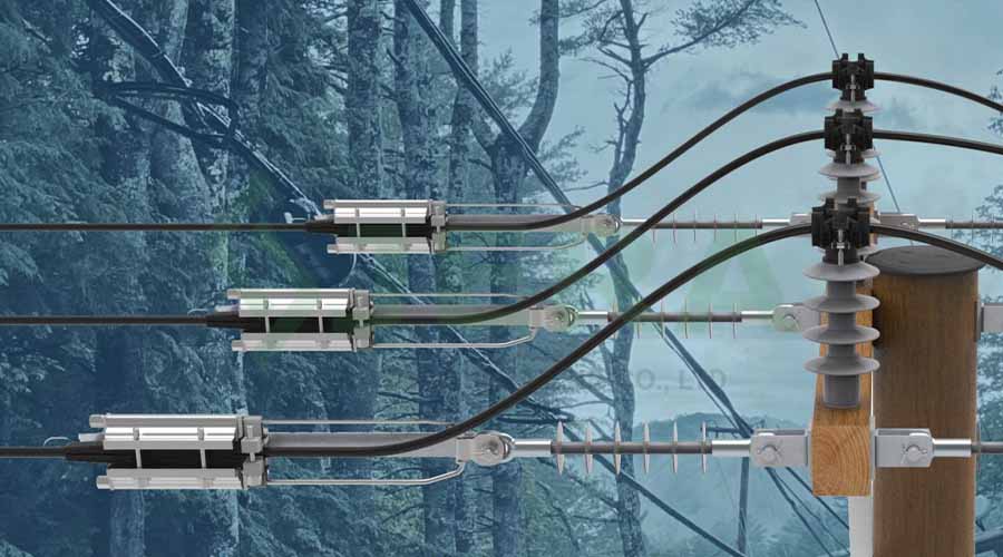 What's the Tension and suspension clamps of MV covered conductors?