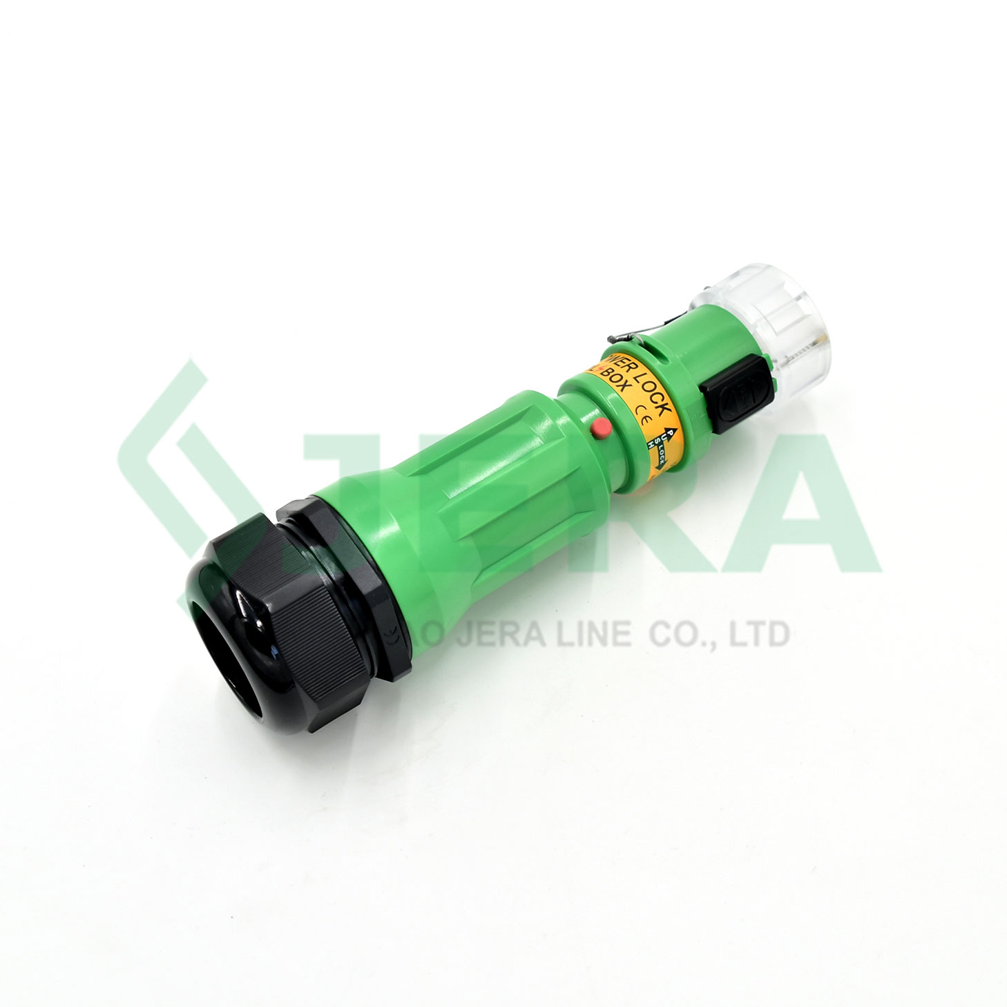 Electrical powerlock connector EU Standard 400A Plug E – Green (PL-E-M-400A-EU-L)