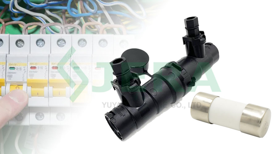 Overvoltage and overload protection made by fuse holder FHp-450