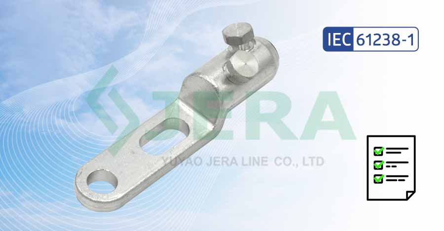 Jera Line — 2-hole-shearhead-cable-lug CLB-2K-VzT-36-2-16-95 | IEC‑61238 Tested Mechanical shearbolt Lug Manufacturer