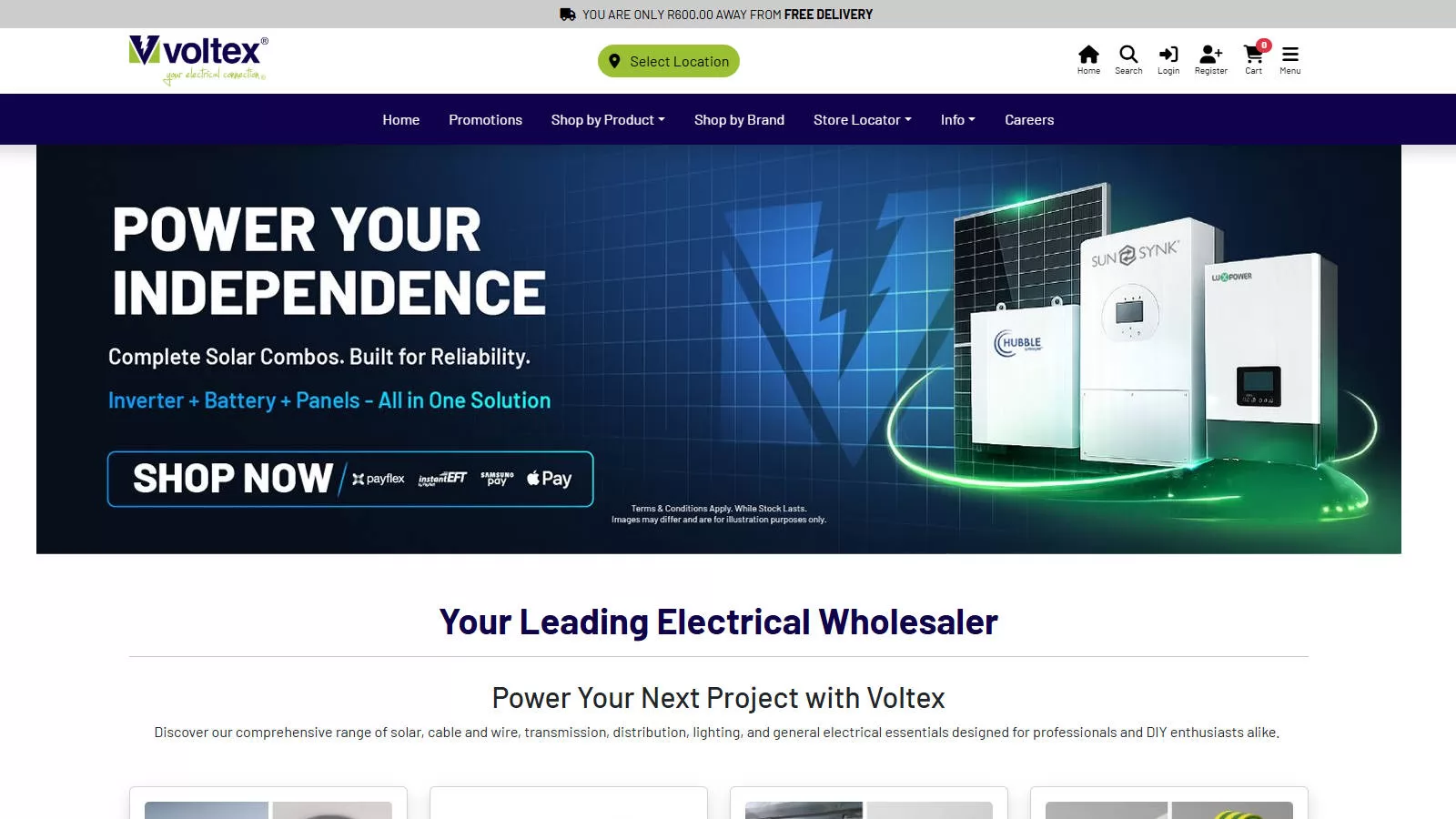 Voltex Electrical Distribution Network