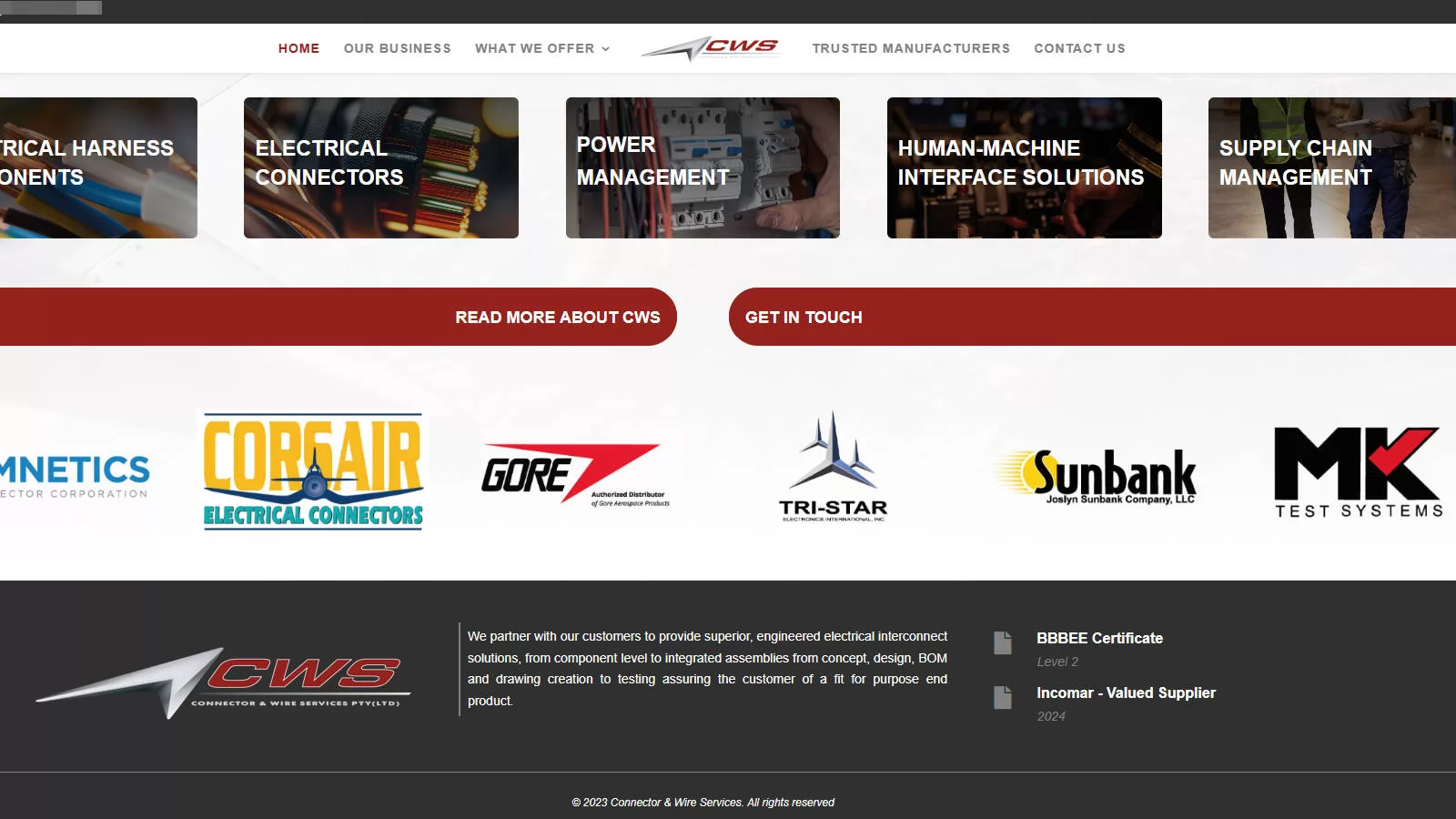 CWS Premium Connector Products
